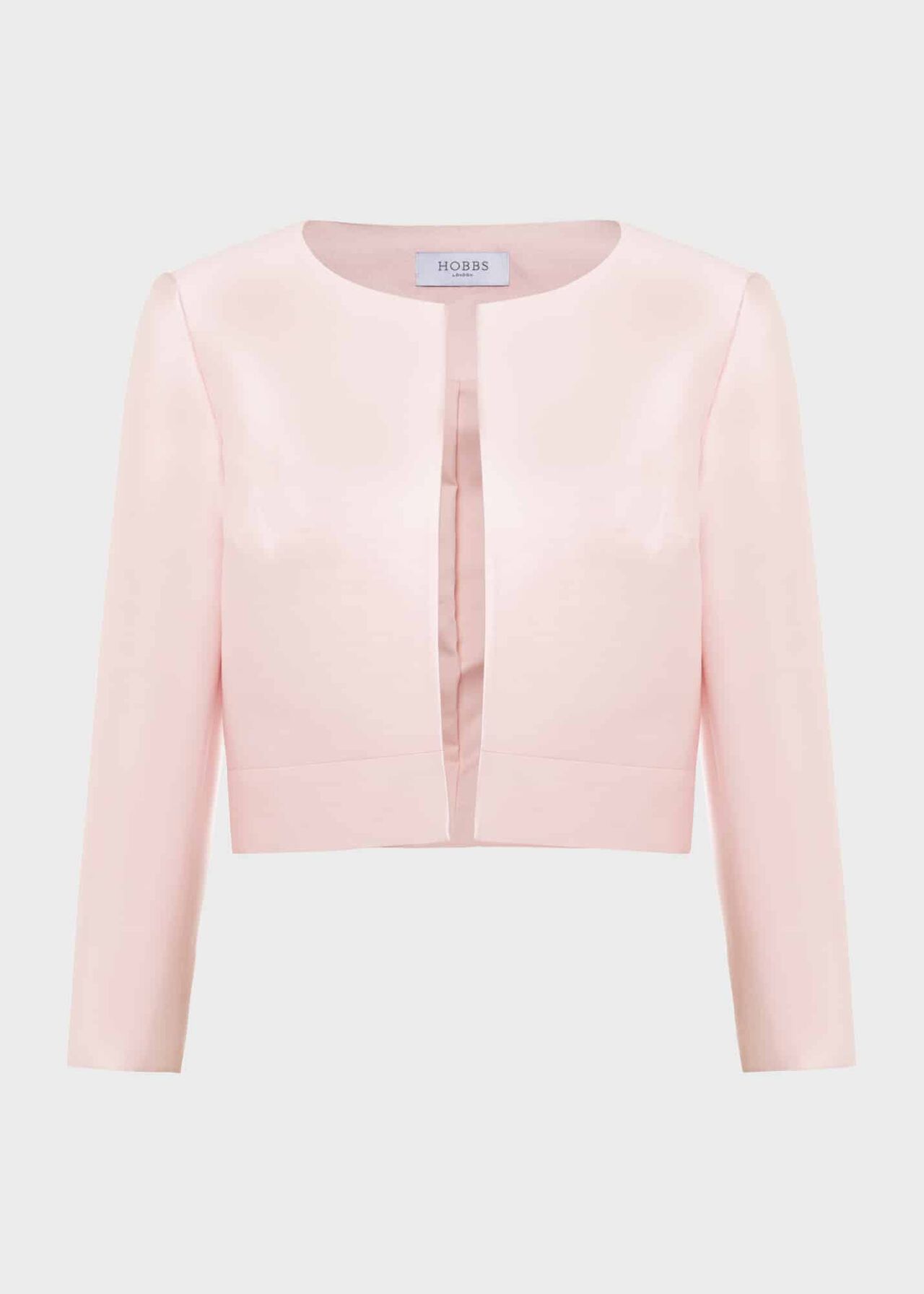 Marcella Silk Blend Jacket , Pale Pink, hi-res