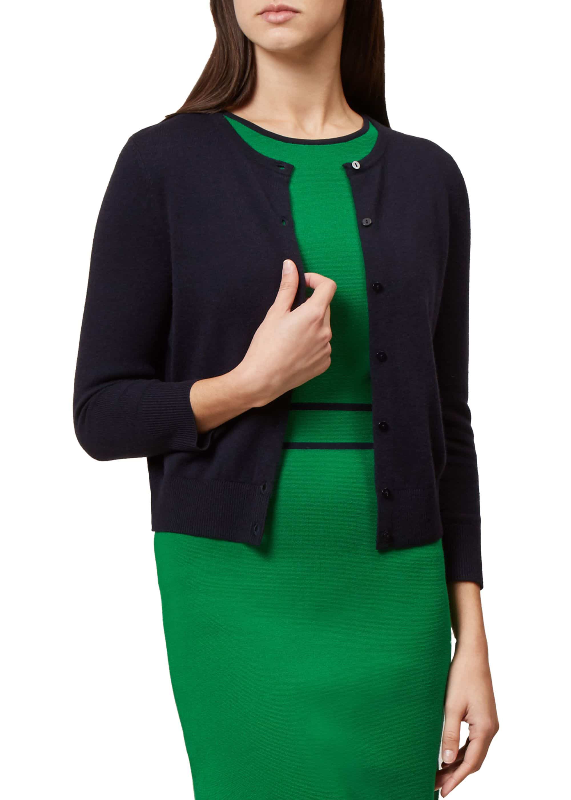 hobbs navy cardigan