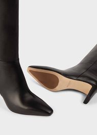 Alma Knee Boots, Black, hi-res