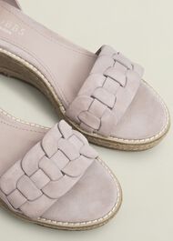 Francis Suede Espadrilles, Blush Pink, hi-res