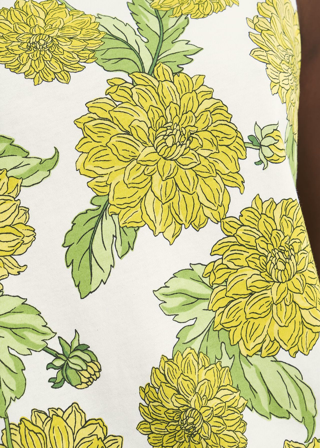 Maddy Cotton Printed Top, Ivory Multi, hi-res