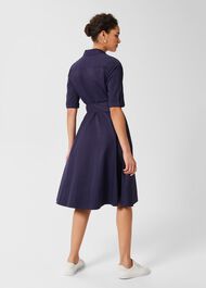 Tyra Belted Dress, French Blue, hi-res
