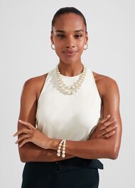 Sandra Necklace, Gold, hi-res