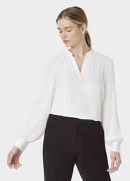 Annabella Blouse, Ivory, hi-res