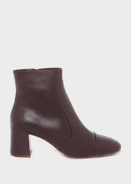 Leila Ankle Boots, Aubergine, hi-res