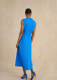 Erin Midi Dress, Azure Blue, hi-res