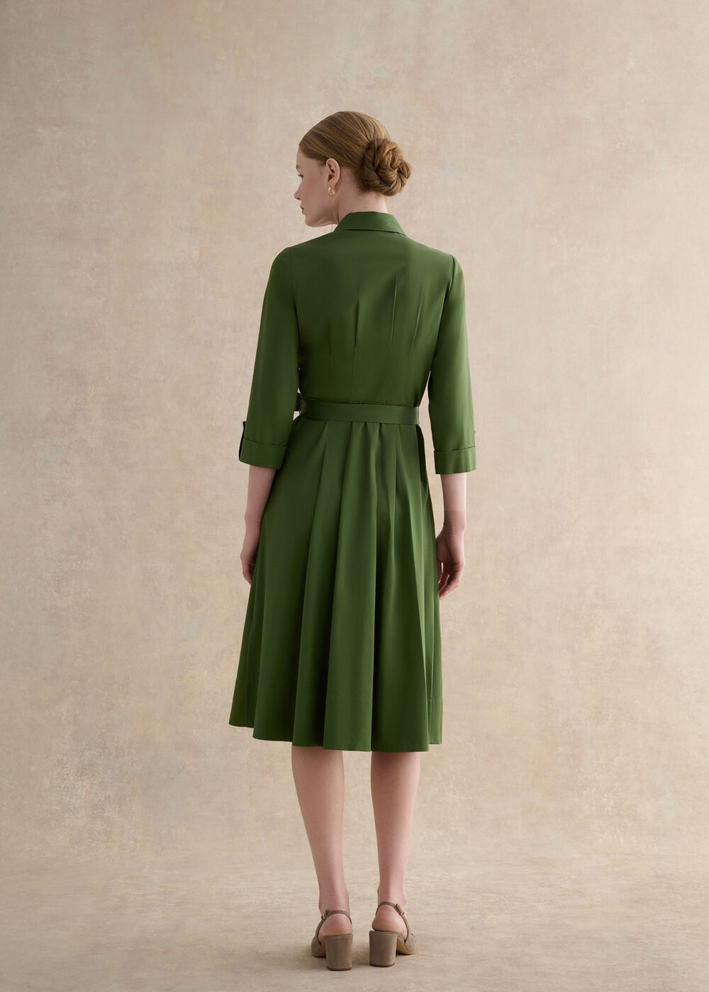 Petite Brigitta Dress, Pine Green, hi-res