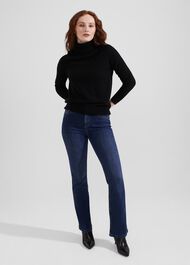 Niomi Bootcut Jeans , Mid Wash, hi-res