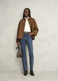 Frida Shower Resistant Trench, Vicuna, hi-res