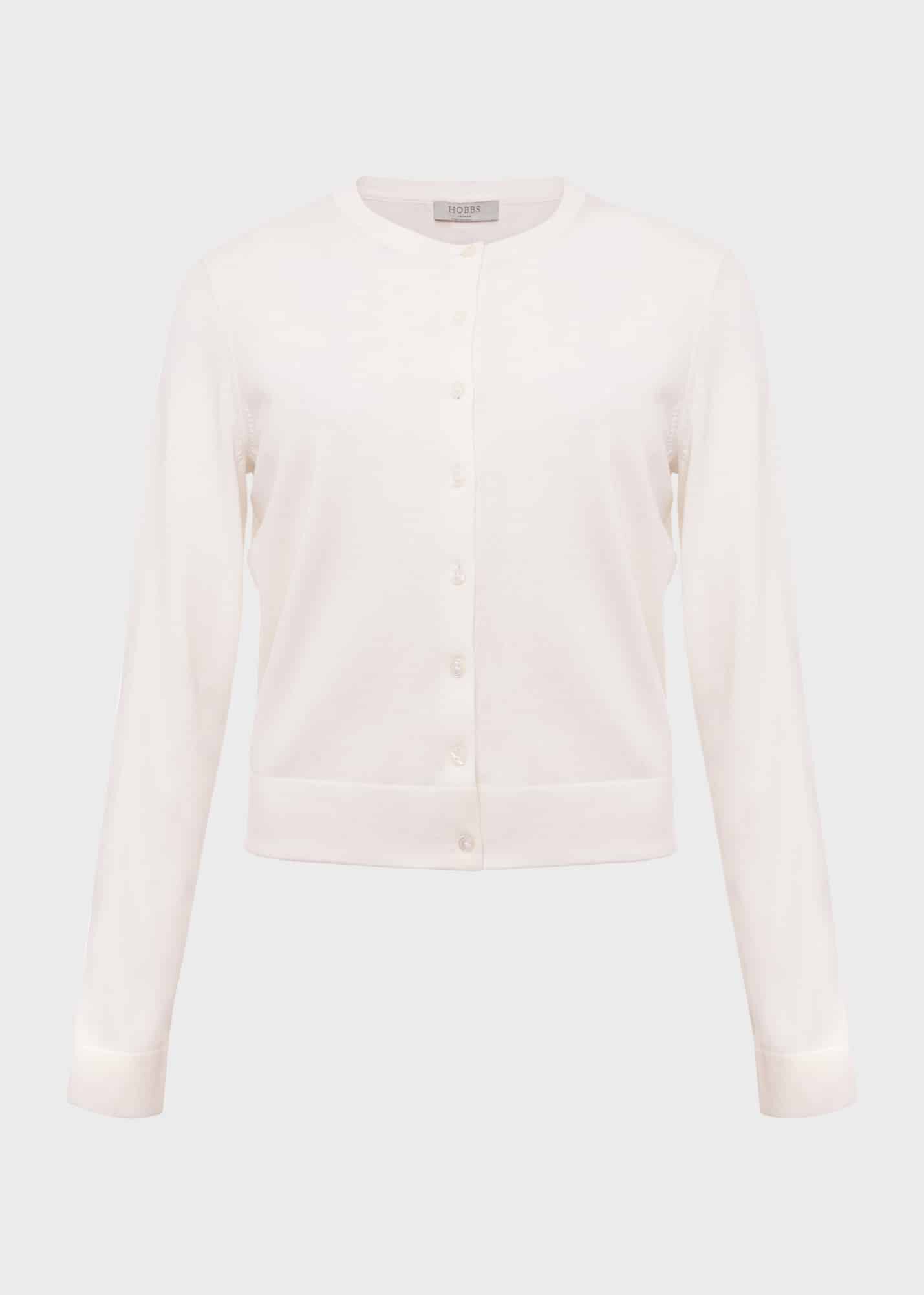 Hobbs white cardigan shop