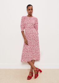 Primrose Dress, Pink Buttrcream, hi-res