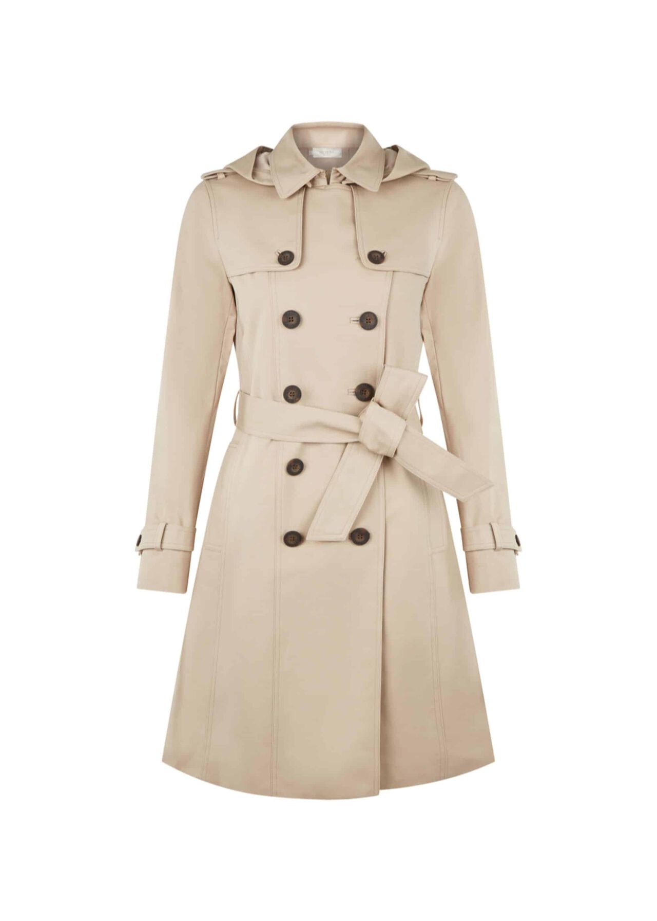 Saffie Water Resistant Trench Coat, Clay, hi-res