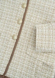 Carey Tweed Jacket, Camel Ivory, hi-res