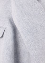 Maeve Linen Jacket, Pale Blue, hi-res