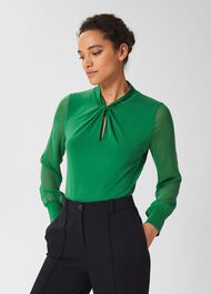 Ashley Top, Green, hi-res