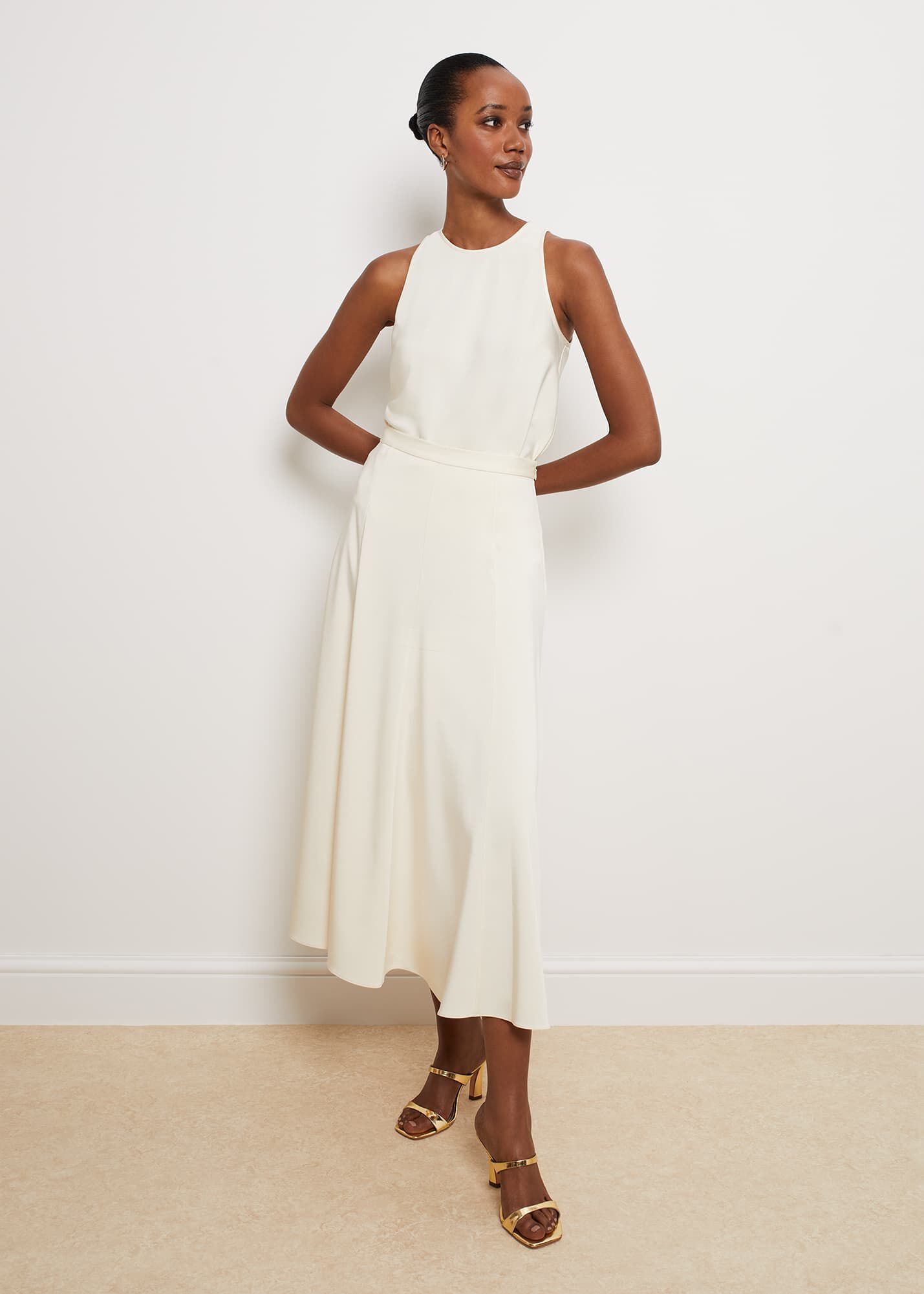 Charteris Midi Skirt | Hobbs UK |
