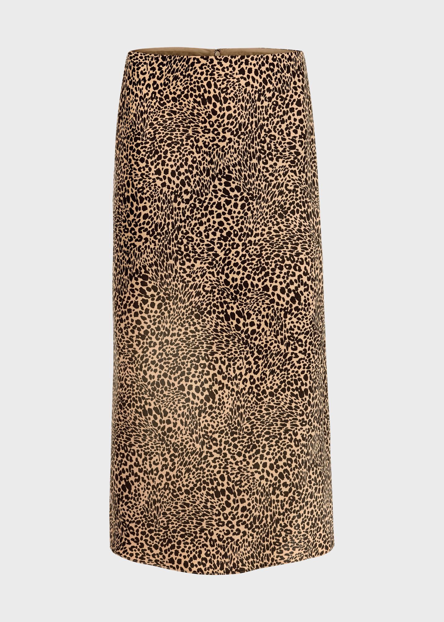 Leopard sweater knit pencil sale skirt