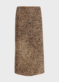 Jas Midi Skirt, Black Vicuna, hi-res