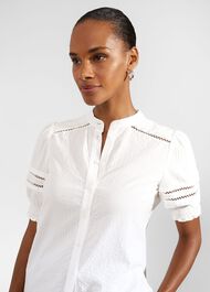 Alexandria Blouse, Ivory, hi-res