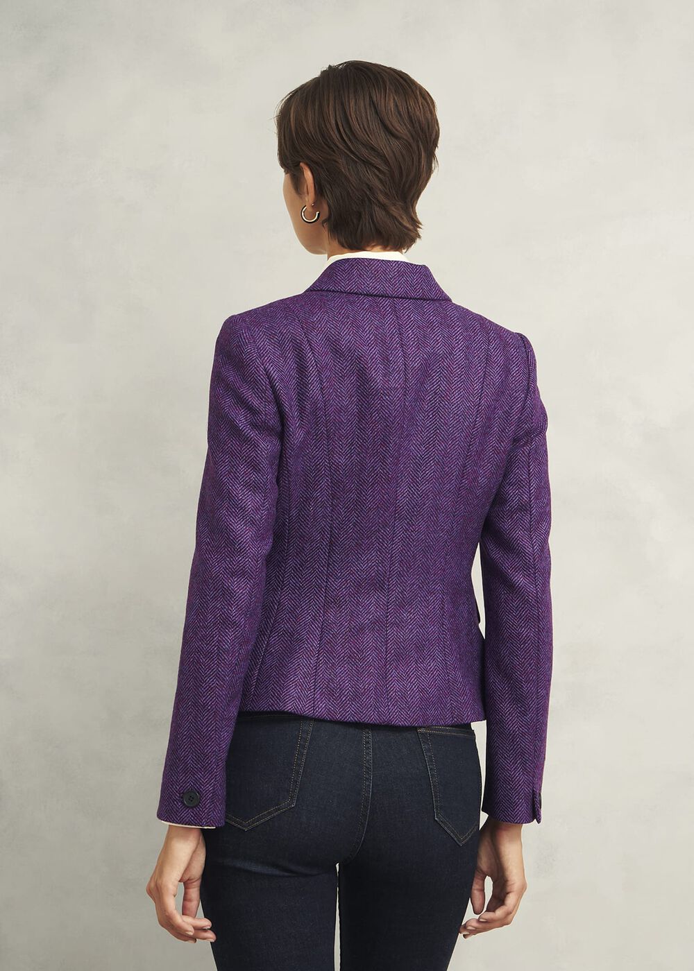 Daniella Wool Jacket, Purple Multi, hi-res