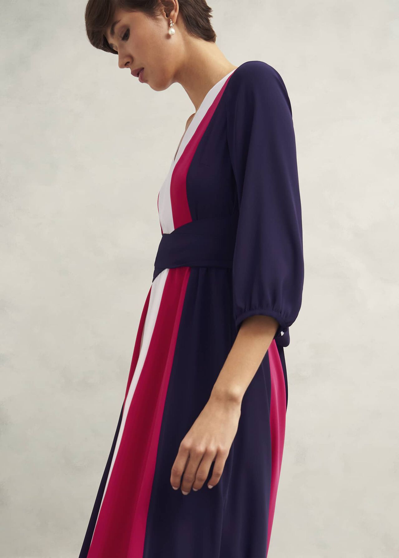 Cora Colour Block Dress, Multi, hi-res
