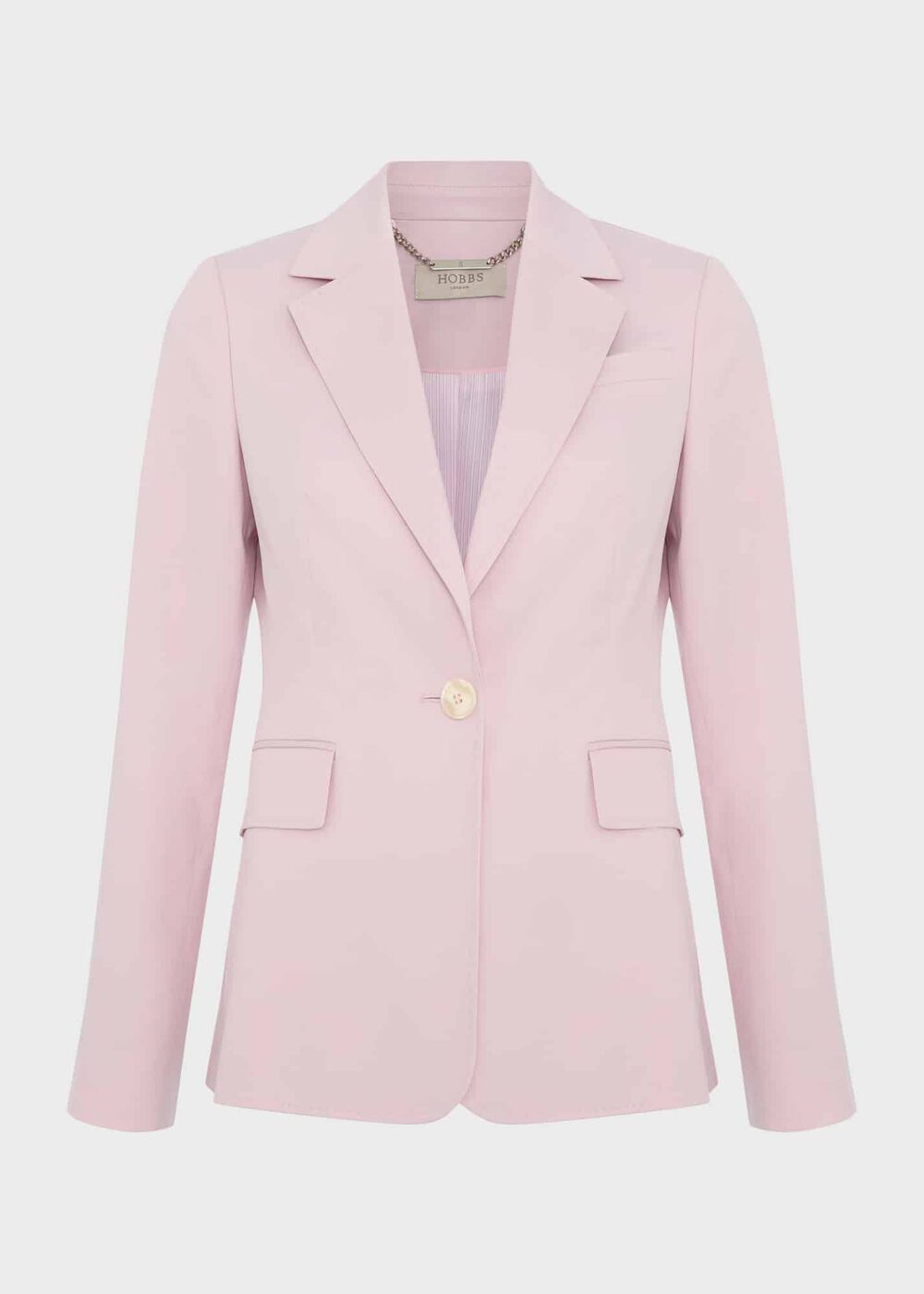 Blake Cotton Blend Jacket, Pale Pink, hi-res