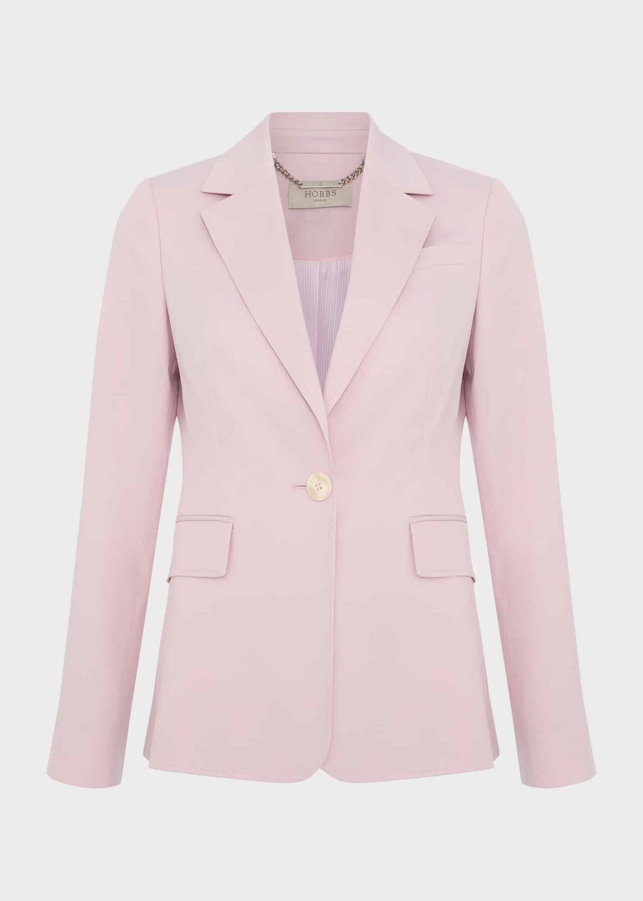 Blake Cotton Blend Jacket, Pale Pink, hi-res