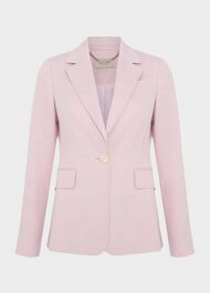Blake Cotton Blend Jacket, Pale Pink, hi-res