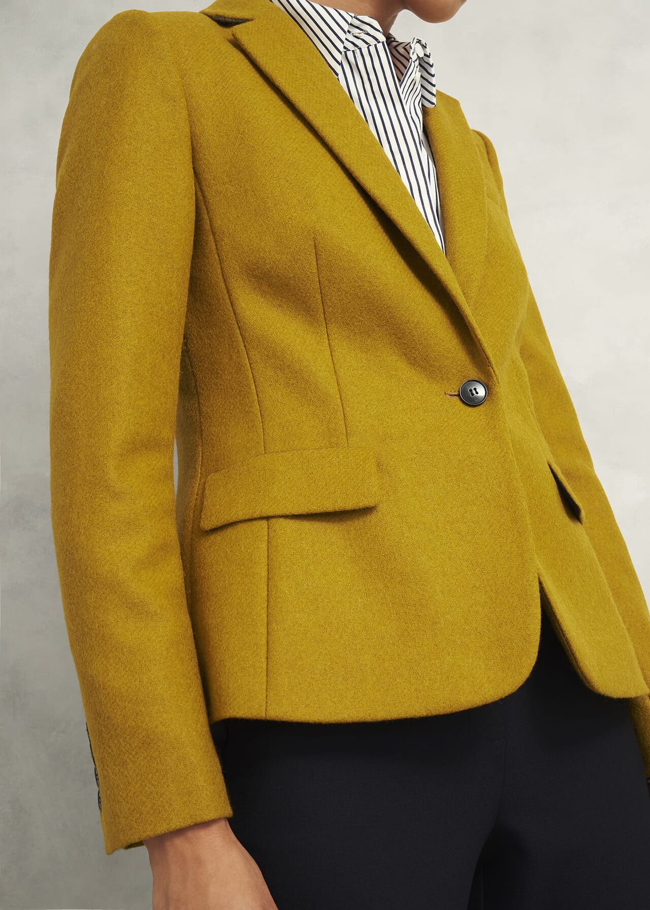 Blake Wool Jacket, Ochre, hi-res