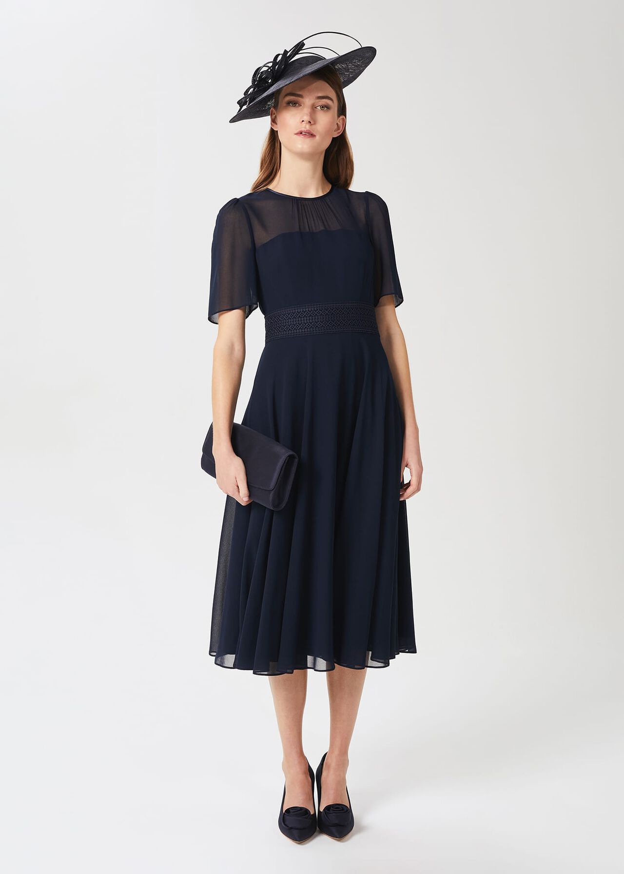 black military ball gown