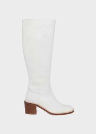 Jenn Long Boot, White, hi-res