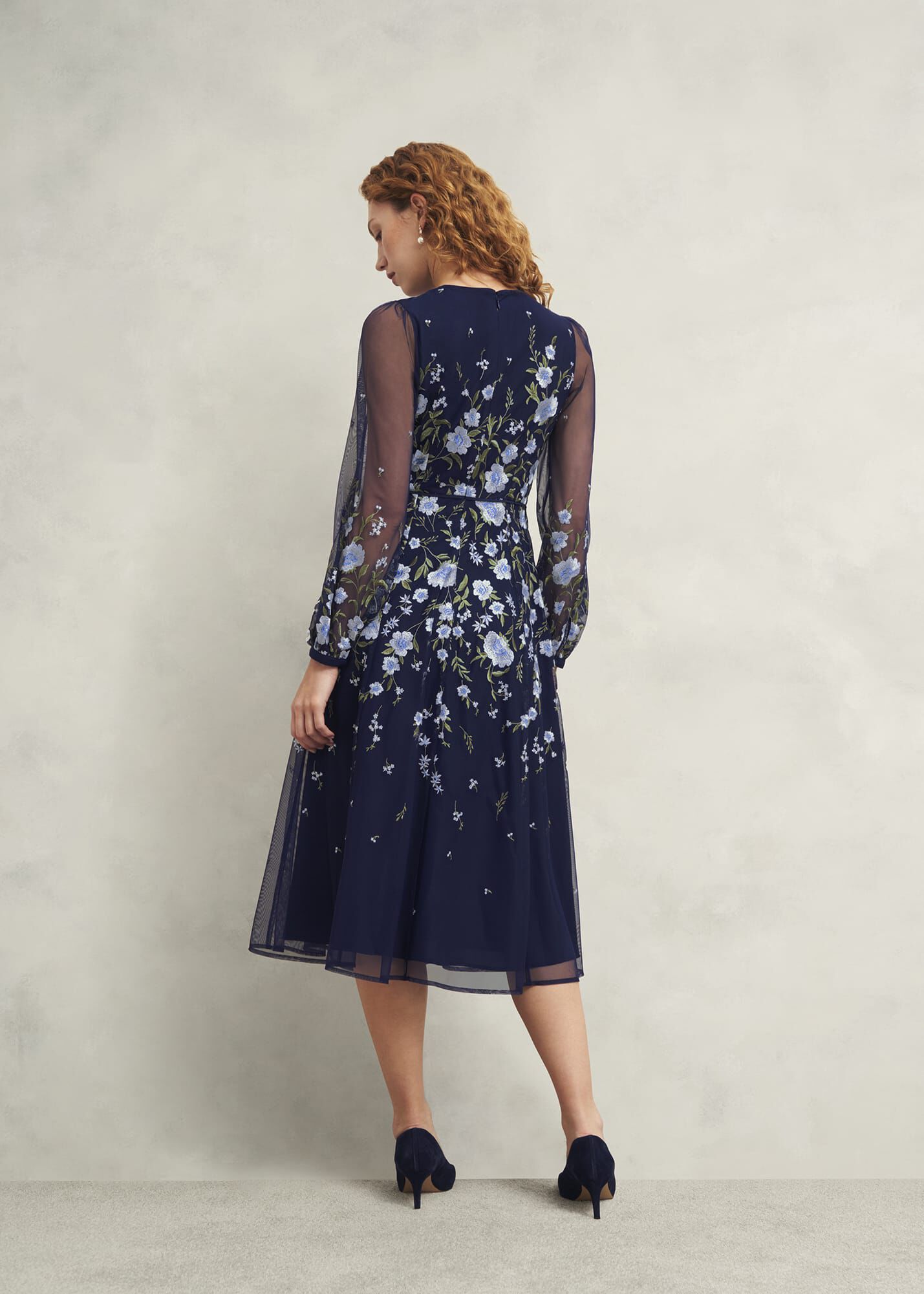 【激安】 Lois Embroidered | US Hobbs | Dress スーツ・フォーマル・ドレス