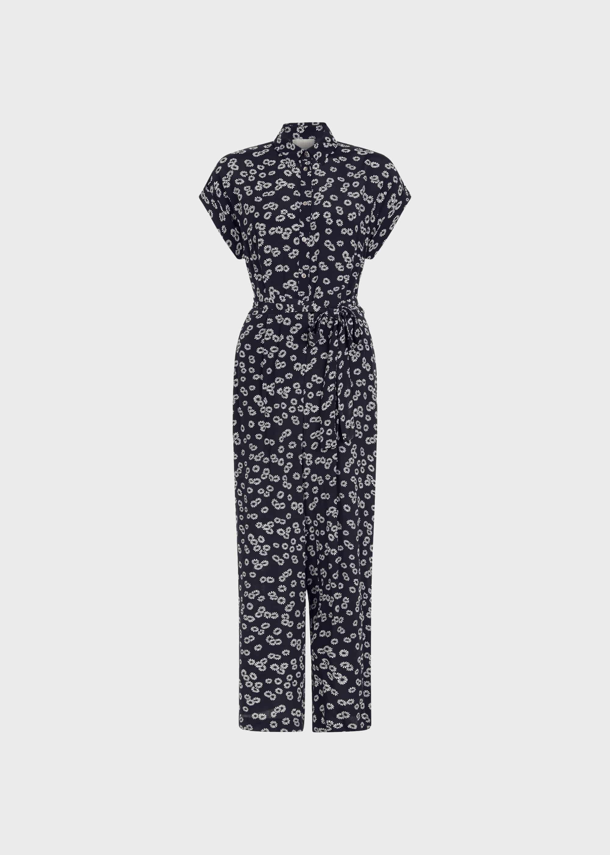 hobbs black and white jumpsuit