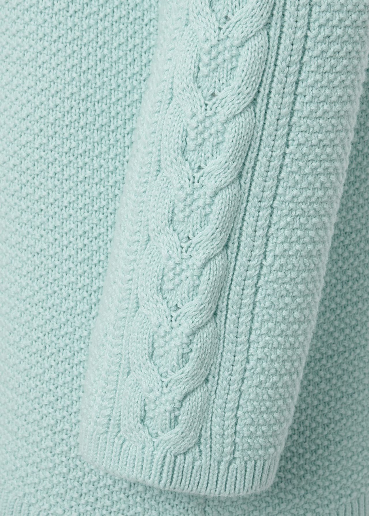 Camilla Cotton Jumper, Clearwater Blue, hi-res