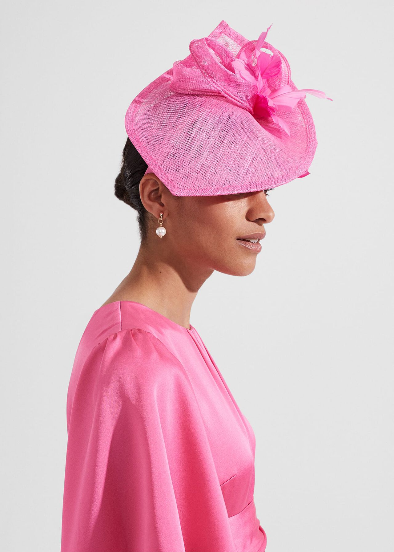 Carla Fascinator, Party Pink, hi-res
