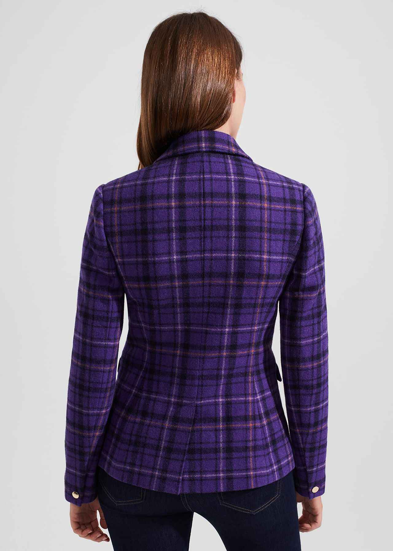 Emberley Wool Jacket, Purple Multi, hi-res