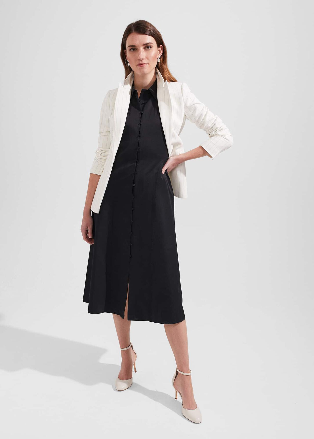 Sherry Blazer, Ivory Grey, hi-res