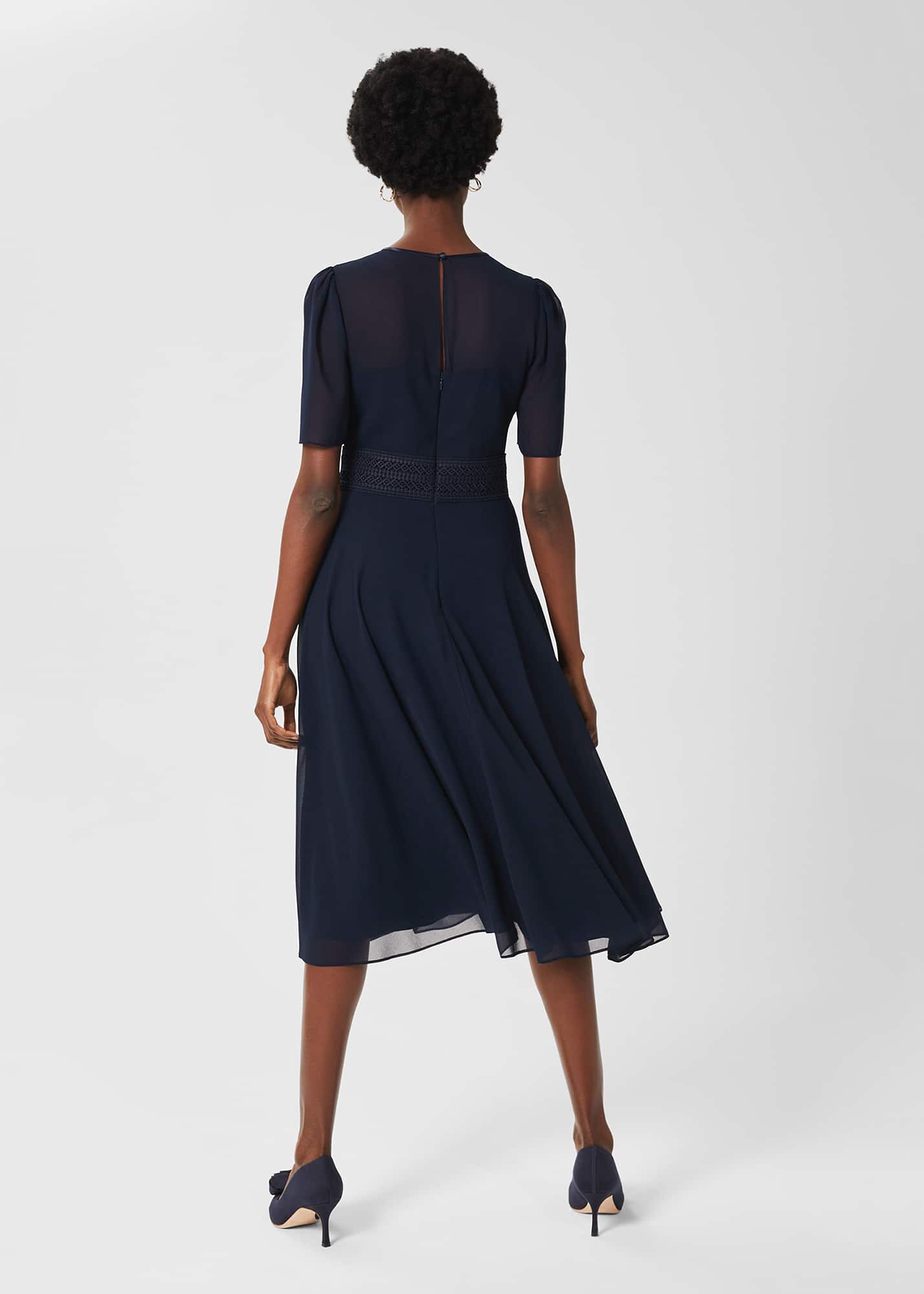 Hobbs vanessa dress navy new arrivals