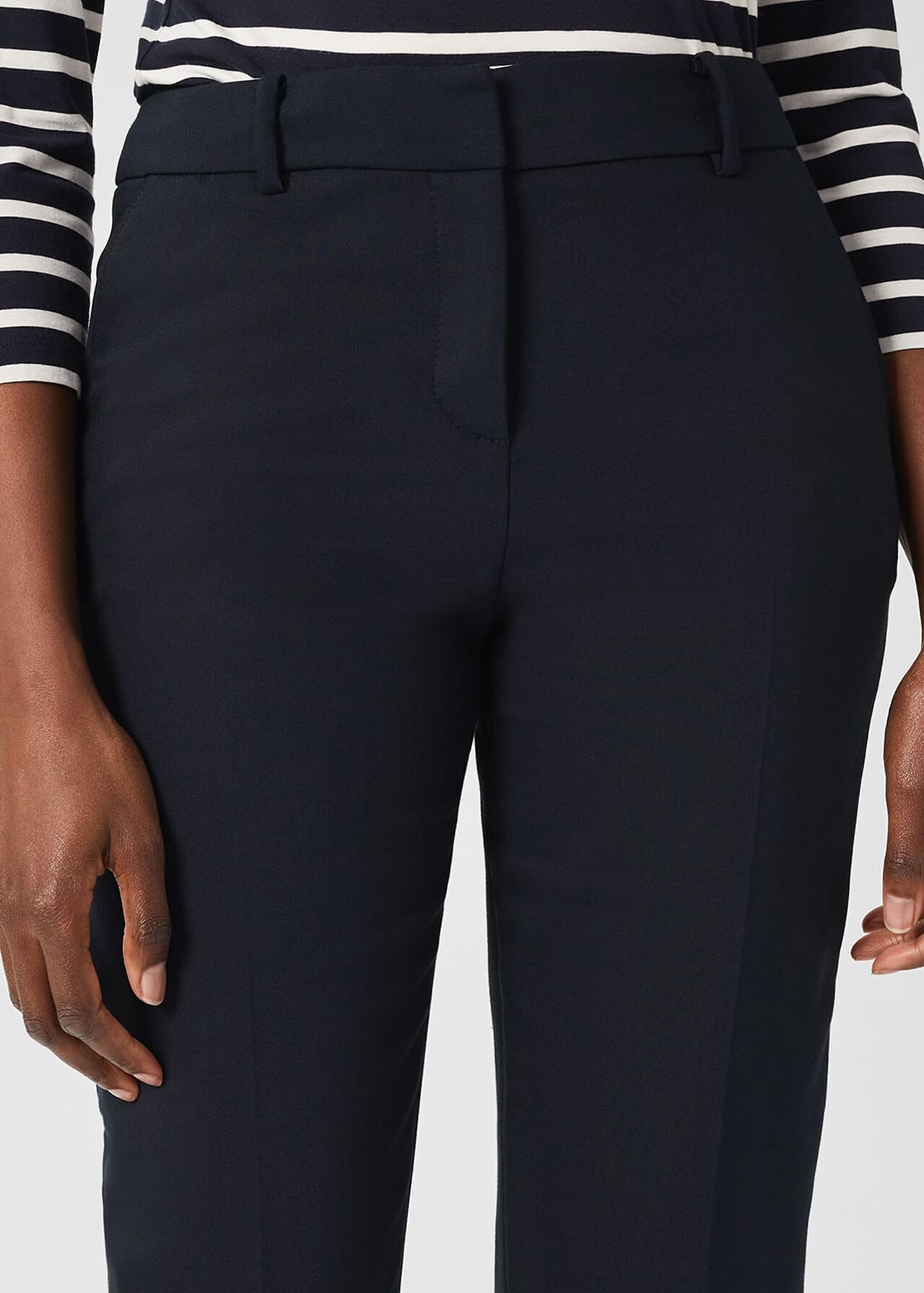 Quin Tapered Trousers, Navy, hi-res