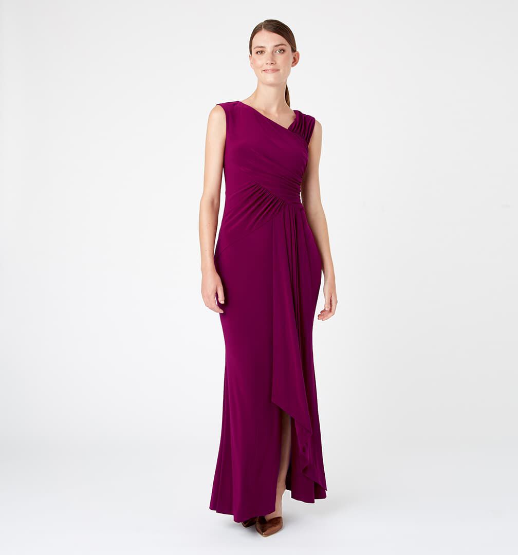 hobbs purple dress