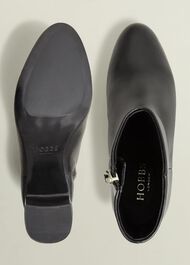 Rochelle Leather Ankle Boots, Black, hi-res