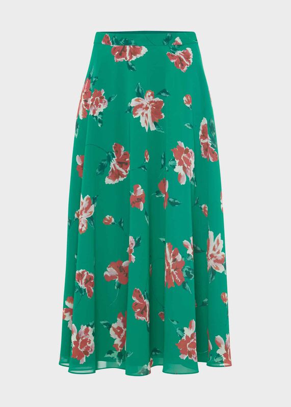 Carly Floral A Line Skirt