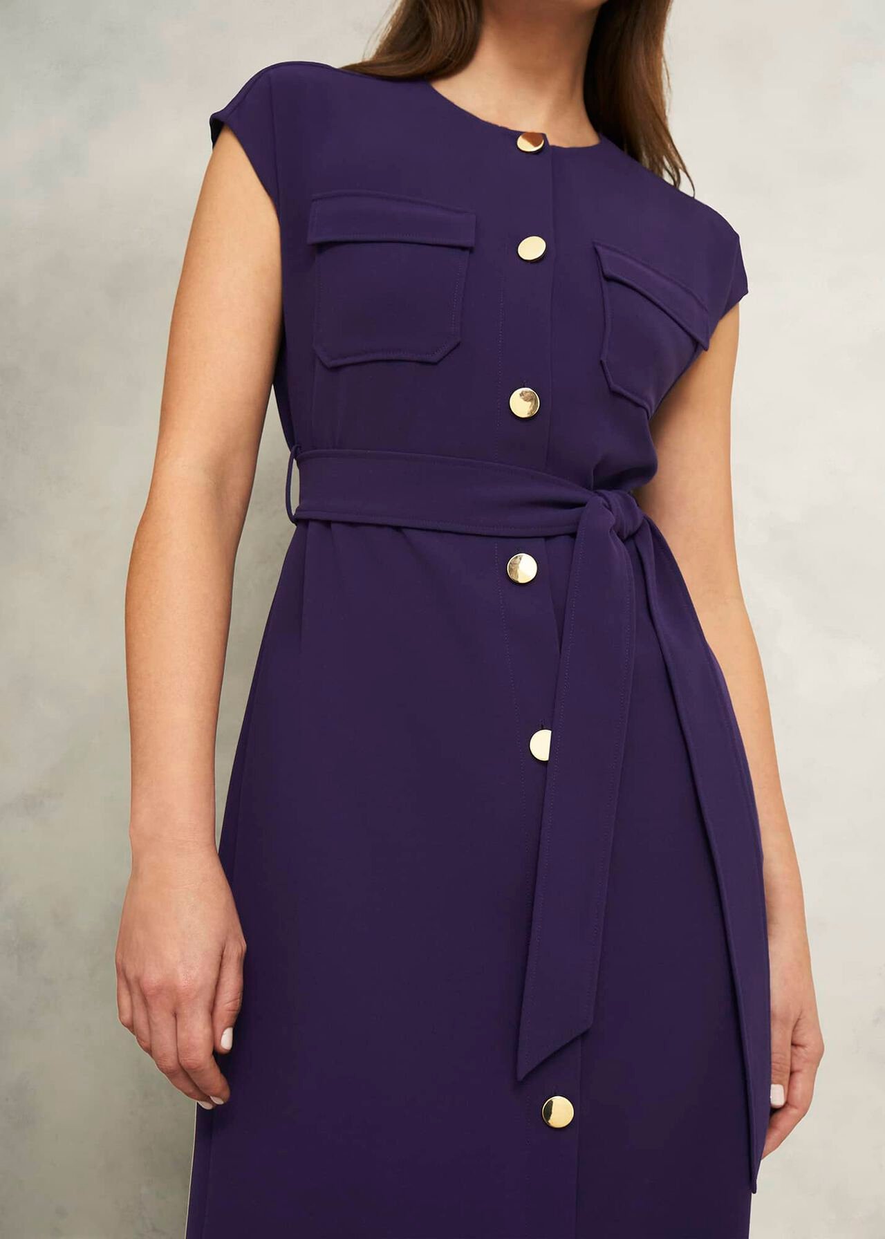 Tania Dress, Grape Purple, hi-res