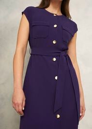 Tania Dress, Grape Purple, hi-res