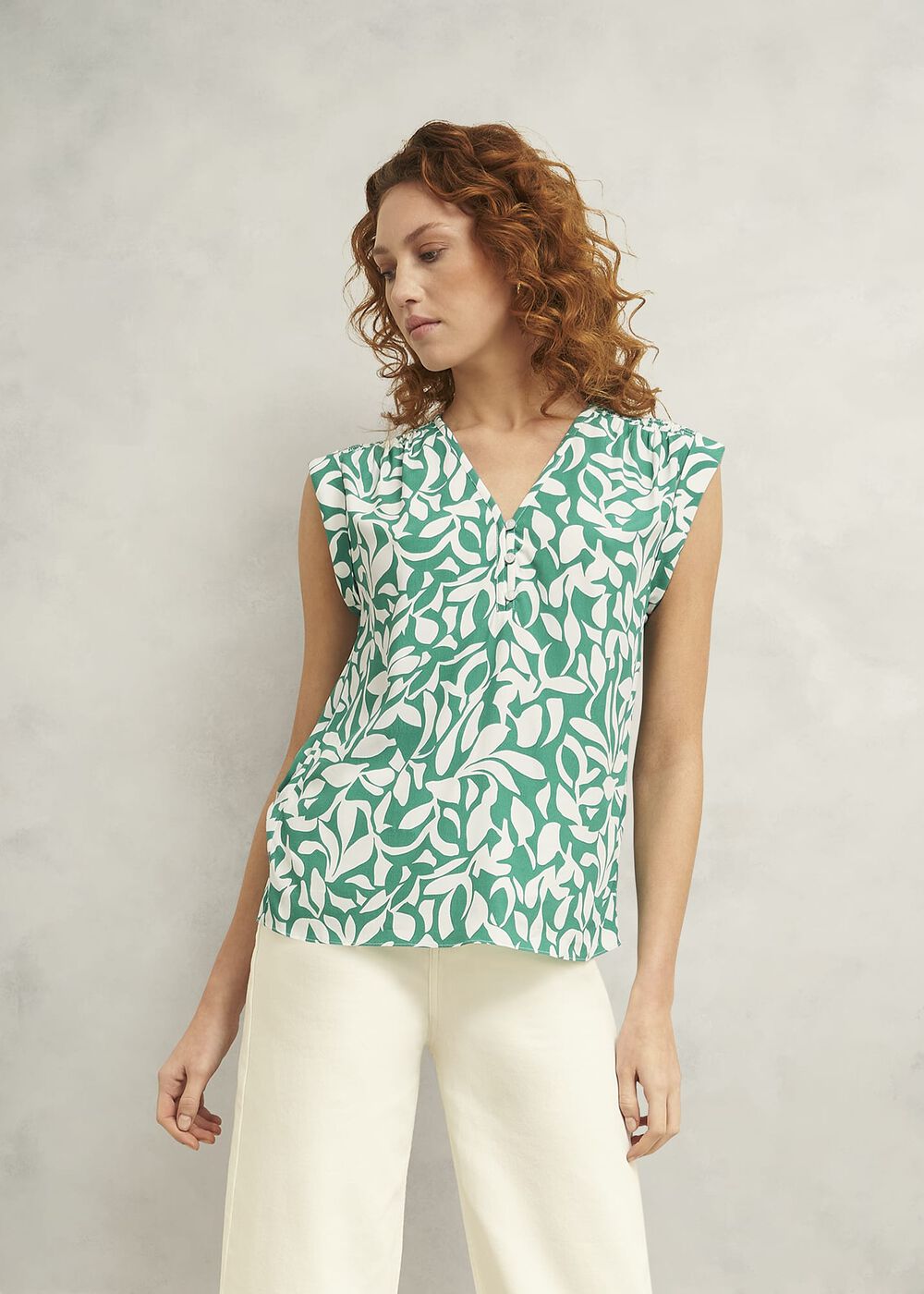 Teresa Top, Green Ivory, hi-res