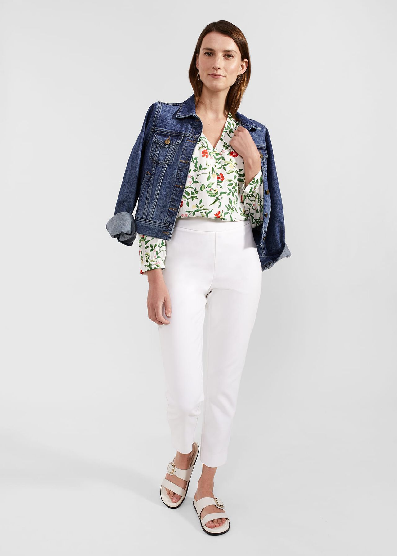 Florence Blouse, Ivory Multi, hi-res