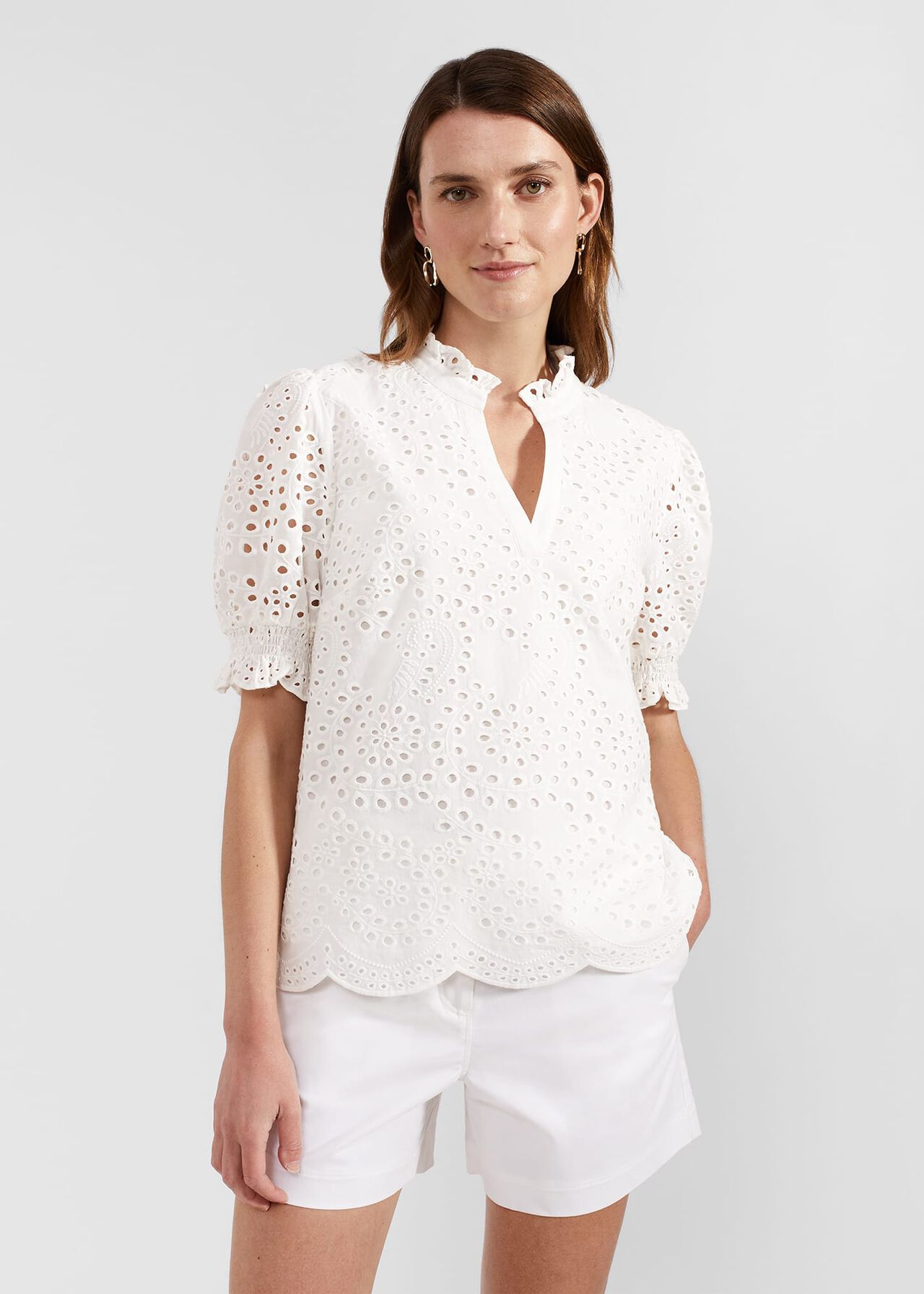 Isabelle Blouse, White, hi-res