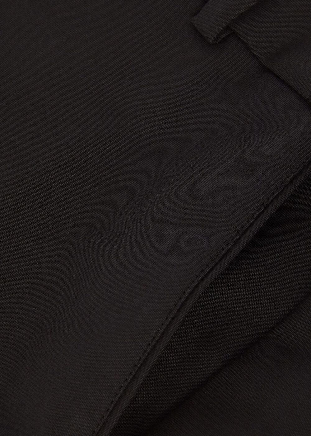 Petite Quin Tapered Trousers With Stretch, Black, hi-res