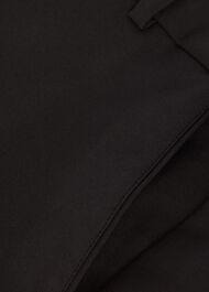 Petite Quin Tapered Trousers With Stretch, Black, hi-res