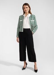 Tabatha Cropped Trousers, Black, hi-res